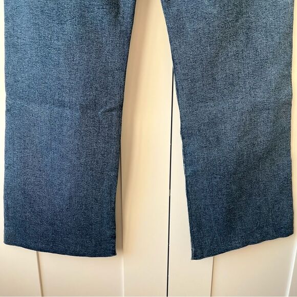 Etica Anthropologie Anya High Rise Modern Flare Jean Raw hem Northport sz 29 NWT - Picture 12 of 15